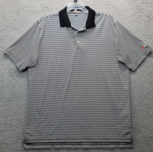 Peter Millar Golf Polo Shirt Men XL Multi Striped Summer Comfort High Lo... - $24.36