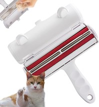 Pet Hair Remover Reuseable Dog Hair Remover Cat Hair Remover (Red) - £15.40 GBP