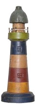 New Hand Carved Lighthouse 12" Color Design Wood Carving Nautical Statue Kitchen - $19.74