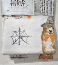 HALLOWEEN Witch Dogs Fabric Shower Curtain &amp; Rings 70&quot; x 72&quot; - $28.70