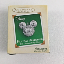 Hallmark Keepsake Miniature Ornament Disney Mickey Mouse Holiday Headliner 2005 - £20.54 GBP