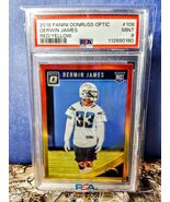 Derwin James 2018 Panini Donruss Optic Red Yellow RC PSA 9 MINT - $99.00