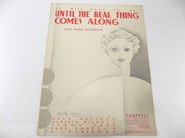 Antique Sheet Music It Will Have To Do Until The Real Thing Comes Along 1931 - £7.03 GBP
