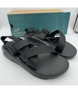 Men Chaco MEGA Z Clould Sandal J106635 Solid Black 100% Original Brand N... - $109.40 CAD