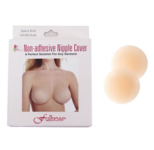 Fullness Non-Adhesive Matte Silicone Nude Smooth Reusable Nipple Covers - £10.22 GBP