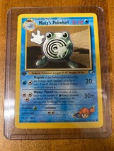 Misty&#39;s Poliwhirl Gym Challenge 53/132 Pokemon 1st Edition Card Uncommon - £11.18 GBP