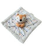 Falls Creek Orange Fox Rattle Grey White Arrows Baby Lovey Security Blanket - €14,01 EUR