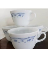 Four (4) Pyrex ~ Corelle ~ Corning ~ Morning Blue ~ 8 oz ~ C-Handle Coff... - €30,29 EUR