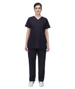 Womens Scrub Suit - Ideal for Doctors, Nurses, Dentists Healthcare (L, B... - £46.51 GBP