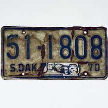1970 United States South Dakota Miner County Passenger License Plate 51-... - $223.72 MXN