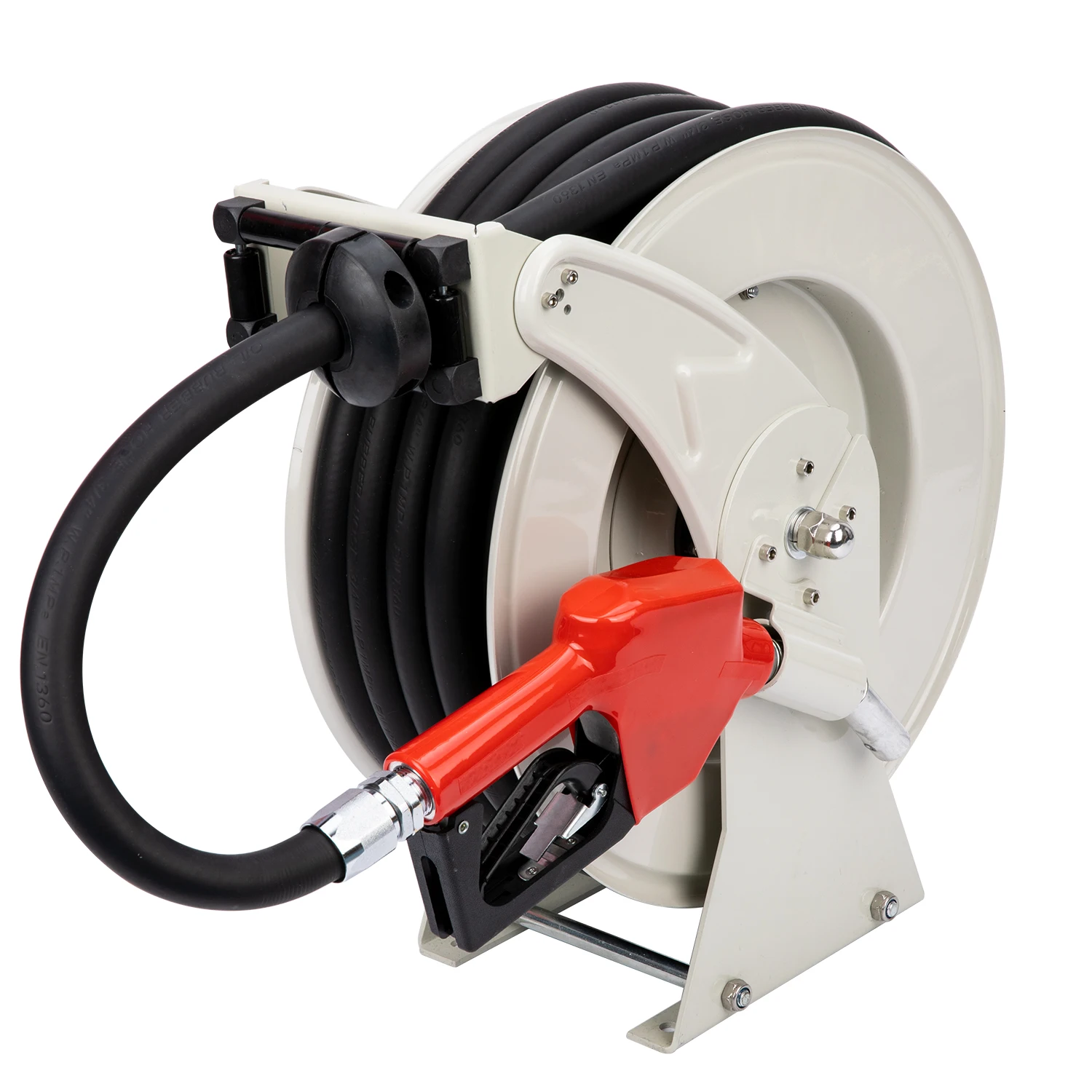 Fuel Hose Reel 3/4&quot; x 50&#39; Retractable  Hose Reel Heavy-duty Steel Construction w - £579.93 GBP