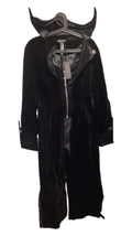Goth emo widow black velvet jacket/coat - Size M - $100.00