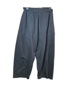 Black Pull On Loose Fitting Pants Size Medium - £27.76 GBP