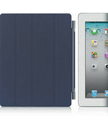 Apple MD303LL/A Smart Leather Cover for the iPad 2 &amp; New Ipad, Navy - £12.42 GBP