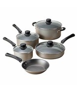 Tramontina 9-Piece Non-Stick Cookware Set, Champagne - £38.71 GBP