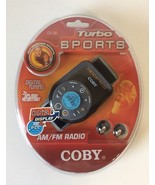 COBY ALL WEATHER SPORT DIGITAL AM/FM RADIO WITH ARM BAND TURBO SPORTS CX-96 - £46.44 GBP