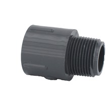 Charlotte Pipe PVC 08109 0800 PVC Sched-80 Adapter 3/4&quot; Slip T X 3/4&quot; D MPT - $0.99