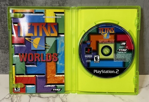 Tetris World - Complete PlayStation 2 PS2 Game CIB - Tested & Works Disc MINT - $6.89