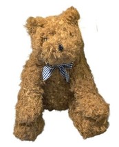 Melissa &amp; Doug 15&quot; CURLY Cuddly Brown Teddy Bear Plush Huggable Soft  - £23.91 GBP