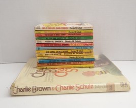Lot Of 14 P EAN Uts Snoopy Charlie Brown Schultz Comic Books Vintage - £23.36 GBP