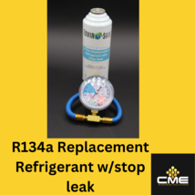 Enviro-Safe Auto A/C R134a Replacement Refrigerant with Stop Leak 8oz ca... - £21.26 GBP