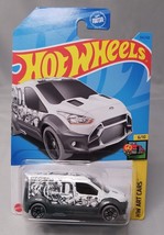 Hot Wheels Ford Transit Connect White HW Art Car Art Cars 1:64 64/250 Ne... - $3.99