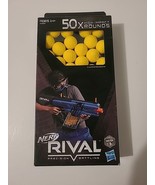 Official NERF Rival 50 High Impact Rounds Yellow Balls New NIB Hasbro - £11.19 GBP