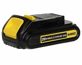 Black De-Walt 20V 20 Volt Max Lithium-Ion Battery Pack. - $46.92