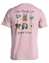 New Puppie Love Breeds Love T Shirt - £18.37 GBP
