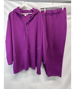 Dreams Co 2 pc Athletic Lounge Leasure Pants and Hoodie Magenta Soft Fle... - $32.52 CAD