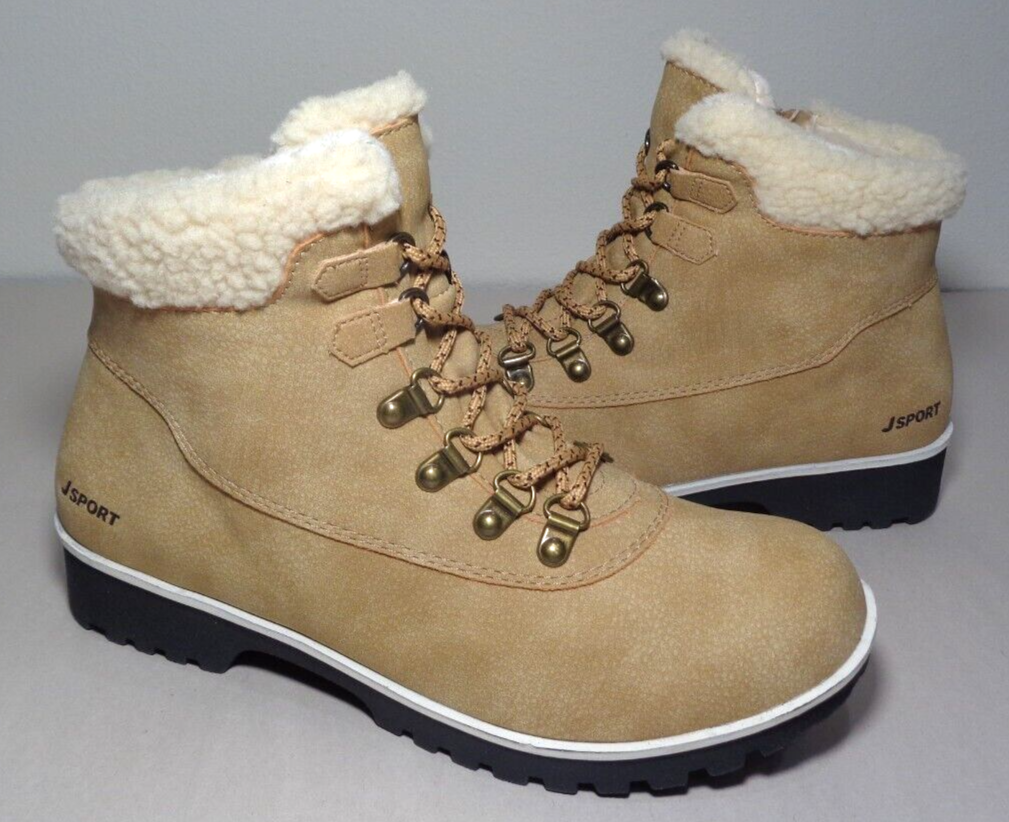 JSport by Jambu Size 9 M BLUESTONE Tan Hiker Ankle Boots New Women's Shoes