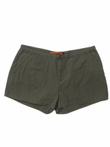 Old College Inn Army Green Shorts Deep Pockets Shorty Shorts Size 13 Fla... - $333.70 MXN