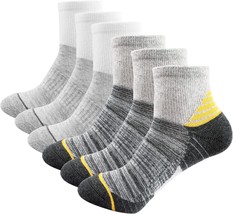 Jwmeet Women&#39;S Athletic Ankle Socks Quarter Cushioned Running Socks Hiking - £26.84 GBP