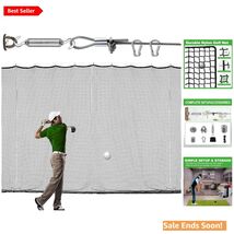 Complete Golf Practice Kit - 12X20ft Nylon Net with Accessories for All ... - $166.27