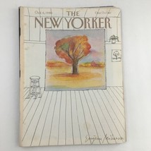 The New Yorker Magazine October 6 1980 Tree Painting by Eugene Mihaesco No Label - £15.13 GBP