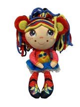 Flip Zee Precious Girls &quot;LOLA&quot; 2-in-1 Plush Doll On The Go Pillow Colorful - £10.45 GBP