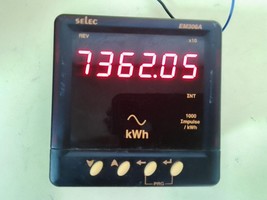 Selec EM306A-C Led Display 6 Digital EM306A Kilowatt Energy Meter - £123.23 GBP