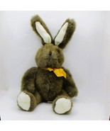 VTG Brown Floppy-Eared Bunny Plush With Yellow Bow Walmart Exclusive - $261.55 MXN