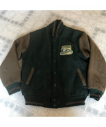 2003 Lambeau Field Rebirth of a Legend Wool Varsity Coat Green Brown Men... - £215.75 GBP