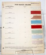 1959 Buick Paint Chip Colors by DuPont Original #616 - $187.15 MXN