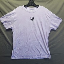 Hollister Women&#39;s Oversized Short Sleeves Crewneck T-Shirt Purple Size Medium - £9.66 GBP