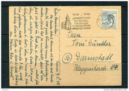 Germany Occ. 1948 Postal Card  to Darmstadt - £7.00 GBP