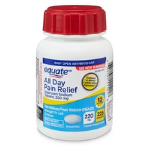 Equate All-Day Pain Relief Naproxen Sodium Tablets, 220 mg, 225 Count..+ - £23.93 GBP