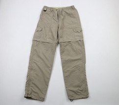 Vintage LL Bean Womens Size 10 Outdoor Hiking Convertible Pants Shorts Beige - £34.99 GBP