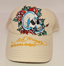 Ed Hardy Christian Audigier trucker Cap White ColorfulEmbroidery Skull &amp;... - $24.18