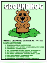 Ground Hog -  THEMED Learning Activities Package -LAMINATED - Teaching supplies - £17.34 GBP