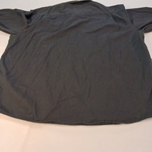 Wrangler Premium Quality Long Sleeve Button Up Pocket Black Shirt Men's Size 2XT image 4