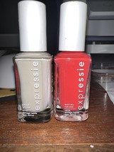 2 pack Essie Expressie Quick Dry Nail .33oz #165 AHEAD OF THE GAMer &Daily Grind - $15.83