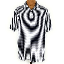 Vineyard Vines Cotton Striped Polo Shirt Blue &amp; White Men&#39;s XL - £15.28 GBP