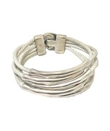 Uno De 50 Bracelet White Leather Silver NWOT Unisex Men Women - £259.24 GBP